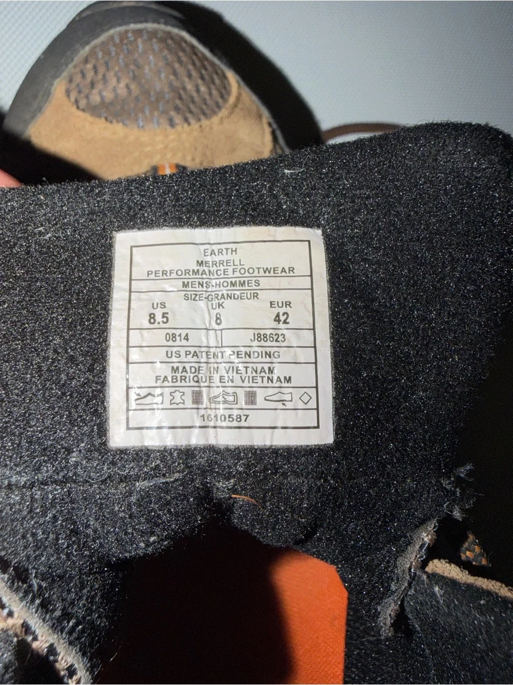 Merrell Brown and Black Hiking Boots
